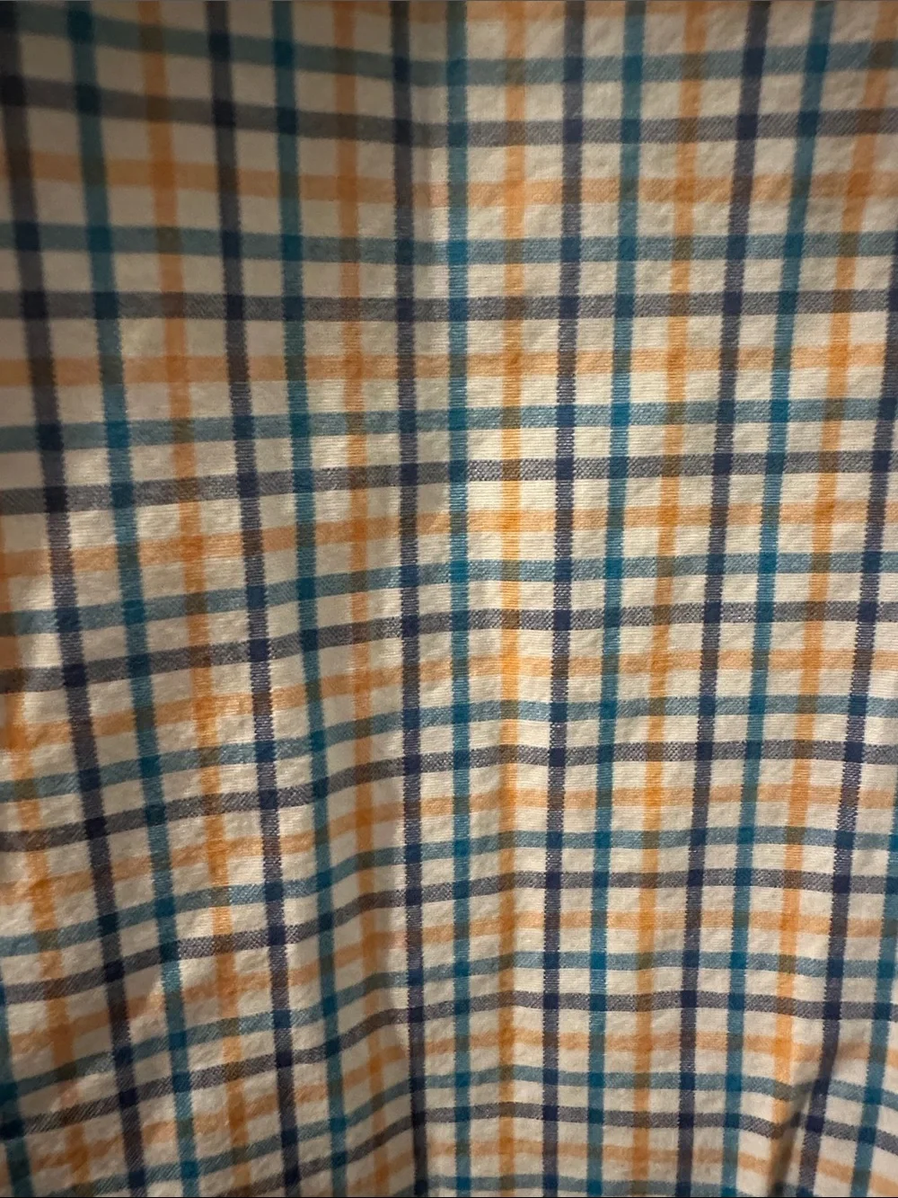 J. Crew Men's Plaid Button-Down Shirt - Blue, Yellow & White